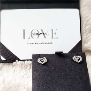 Vera Wang Love Authenticed Diamond Earrings